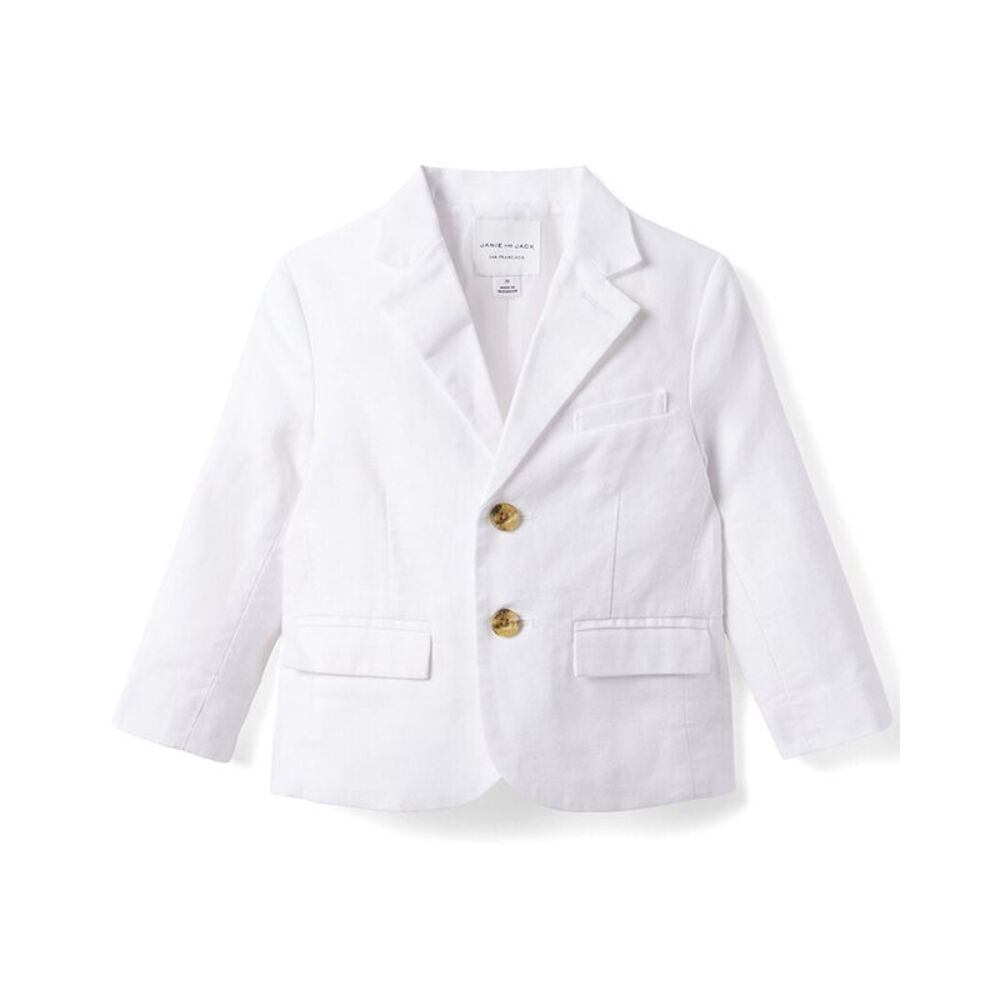 Janie and Jack Linen-Blend Blazer
